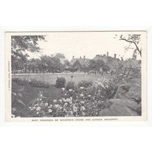 Mary Anderson de Navarro's House and Garden Broadway Postcard Worcestershire