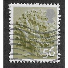 ENGLAND 56P 'OAK TREE' (EN14) FINE USED (EBID66-787)