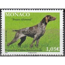Monaco 2015 Yvert 2963 Neuf ** Cote (2017) 2.10 Euro Chien Braque allemand