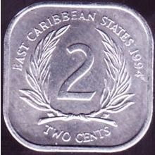 1994 East Caribbean States Cents Coin