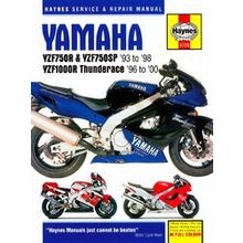 Yamaha YZF750R & YZF1000R Thunderace (93 - 00) Haynes Repair Manual