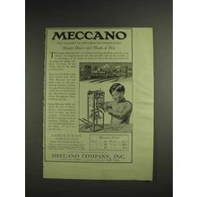 1914 Meccano Toy Set Ad - Happy Hours, Heaps of Fun