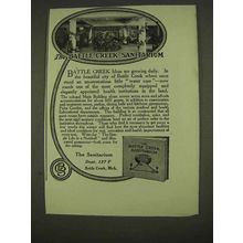 1913 The Battle Creek Sanitarium Ad
