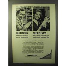 1964 Recordak Microfilming Ad - Bills Are a Pleasure