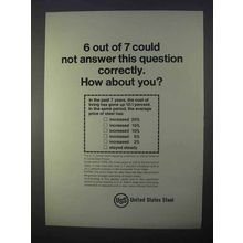 1966 United States Steel Ad - 6 of 7 Could Not Answer