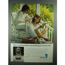 1975 Puerto Rican Rums Ad - You Can Stay With