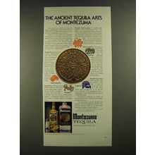 1975 Montezuma Tequila Ad - The Ancient Tequila Arts