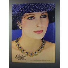 1981 Monet Jeweled Tone Stone and Enameled Jewelry Ad