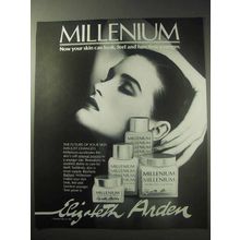 1985 Elizabeth Arden Millenium Skin Care Ad