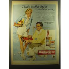 1950 Budweiser Beer Advertisement - nothing like it
