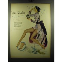 1949 Van Raalte Nylons Ad - Forecast Colors in the nicest of nylons