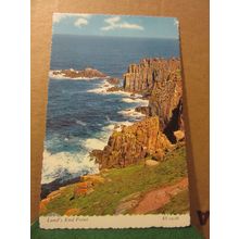LANDS END POINT, CORNWALL unused postcard by Valentine =