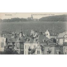 Wiesbaden Aussichtsturm Auf Dem Neroberg German Old Postcard