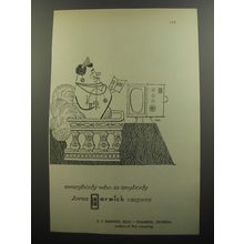 1956 Barwick Carpet Advertisement - Everybody who is anybody