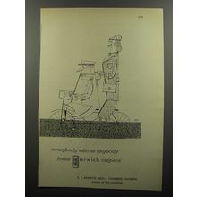 1956 Barwick Carpet Ad - Everybody who is anybody loves