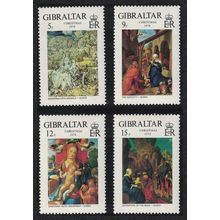 Gibraltar Christmas Paintings by Durer 4v 1978 MNH SG#412-415 Sc#374-377