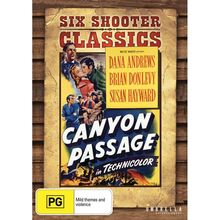Canyon Passage DVD | Dana Andrews, Susan Hayward | Region 4