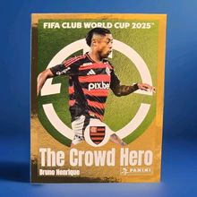 Panini 2025 FIFA Club World Cup 25 Sticker No. 208 Bruno Henrique Crowd Hero