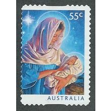 AUS 2011 55c (S/A) 'CHRISTMAS' FINE USED (EBID38-461)