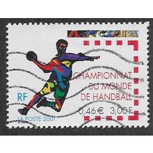 FRA 2001 3F 'WORLD HANDBALL CHAMPIONSHIPS' FINE USED (EBID55-925)