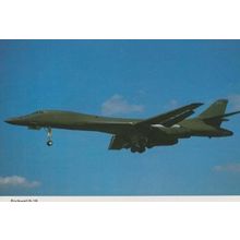 Rockwell B-1B Stealth Bomber Military USA Air Force Plane Photo Postcard