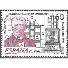 España 1996 Michel 3261 O Cote (2008) 0.50 Euro Journée du timbre