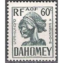 Dahomey 1941 Michel Taxe 25 Neuf * Cote (2001) 1.40 € Tête de statue