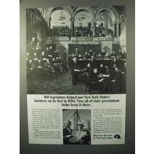 1964 New York Dept. of Commerce Ad - 160 Legislators