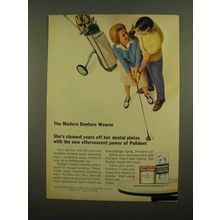 1965 Polident Denture Cleaner Ad - The Modern Wearer