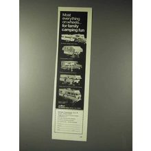 1973 AMF Skamer Trailers and Motorhomes Ad - Camping Fun