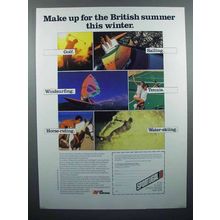 1987 Air Portugal Ad - Make Up for the British Summer