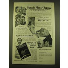 1924 G.P. Putnam's Sons Ad - Miracle Men of Science