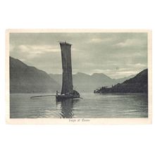 LAGO DI COMO, ITALY unused vintage postcard LAKE COMO =