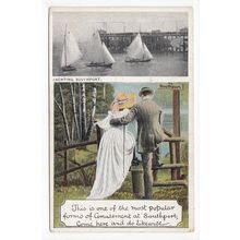 One of the Most Popular Forms of Amusement at Southport Postcard Lancashire