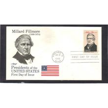FDC Artmaster 2217d 22c Millard Fillmore (Cachet-U/A) CV40082