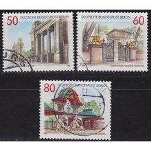 GERMANY BERLIN [1986] MiNr 0761-63 ( O/used ) Bauwerke