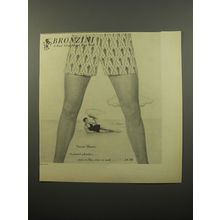 1950 Bronzini Swim shorts Advertisement - photo by John Rawlings
