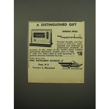 1951 Bendix-Friez Hydrodial Ad - A distinguished Gift
