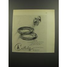 1953 Castlecliff Jewelry Ad - Rhythm