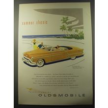 1953 Oldsmobile Ninety-Eight Convertible Coupe Ad - Summer Classic