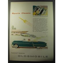 1953 Oldsmobile Ninety-Eight Convertible Coupe Ad - Sports Classic