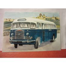 1938 INDIANA BUS. unused postcard Maximim card no 26. COACH /