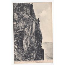 Rock Climbing Central Gully to Western Buttress Lliwedd Postcard North Wales