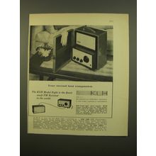 1961 KLH Model Eight FM Receiver Ad - Your second best companion