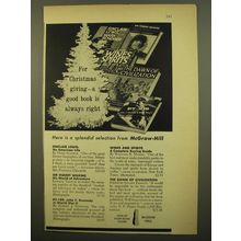1961 McGraw-Hill Books Ad - For Christmas giving - a good book is always right
