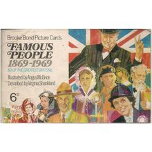 FAMOUS PEOPLE 1869-1969 Brooke Bond Tea complete album.... must go.. =