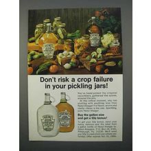 1966 Heinz Vinegar Ad - Don't Risk a Crop Failure