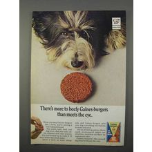 1966 Gaines Burgers Ad - More Than Meets The Eye