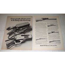 1972 Marlin Rifle Ad - 336C, 444 Sporter, 1894, 1895 +