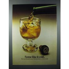 1974 Harvey's Bristol Cream Sherry Ad - Like it Cold